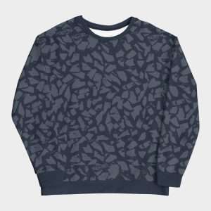 Crewneck Sweatshirt “Paper” (Blue)