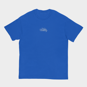 T-Shirt "COLLEGE" - Embroidered (Blue)