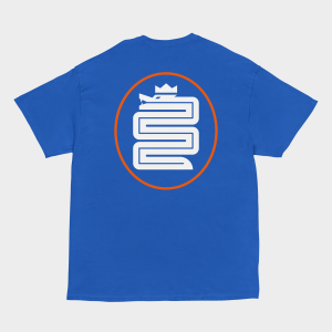 T-Shirt "COLLEGE" - Snake (Blue)