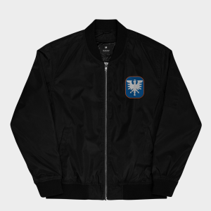 Bomber Jacket "COLLEGE" - Eagle (Black)