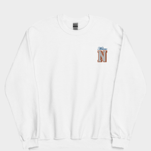 Crewneck Sweatshirt "COLLEGE" - Classic (White)